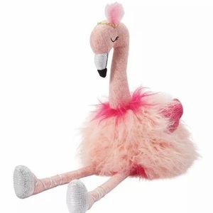MudPie Flamingo Plush Doll Nursery Decor Pink